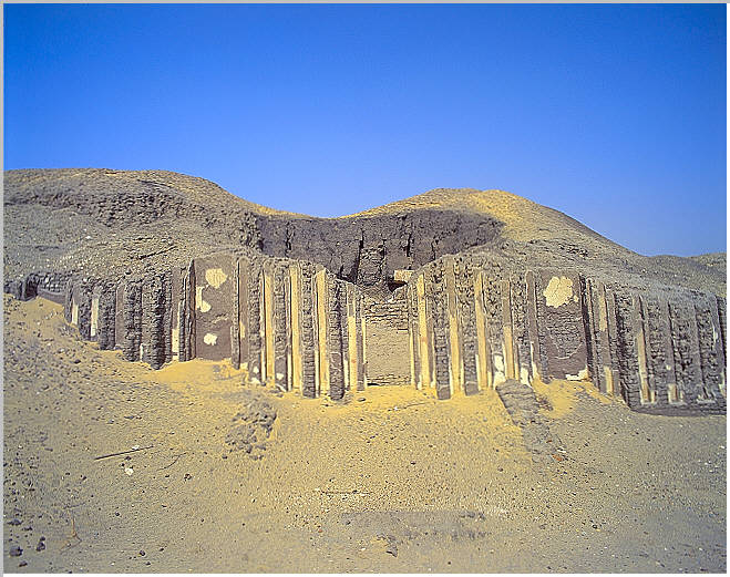 The mastaba of Rahotep and Nofret at Meidum